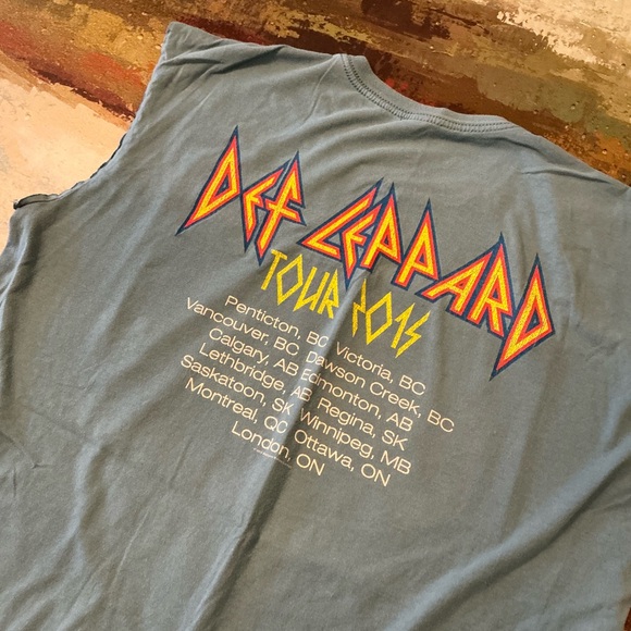 VINTAGE - Def Leppard Concert Tee - Picture 6 of 8